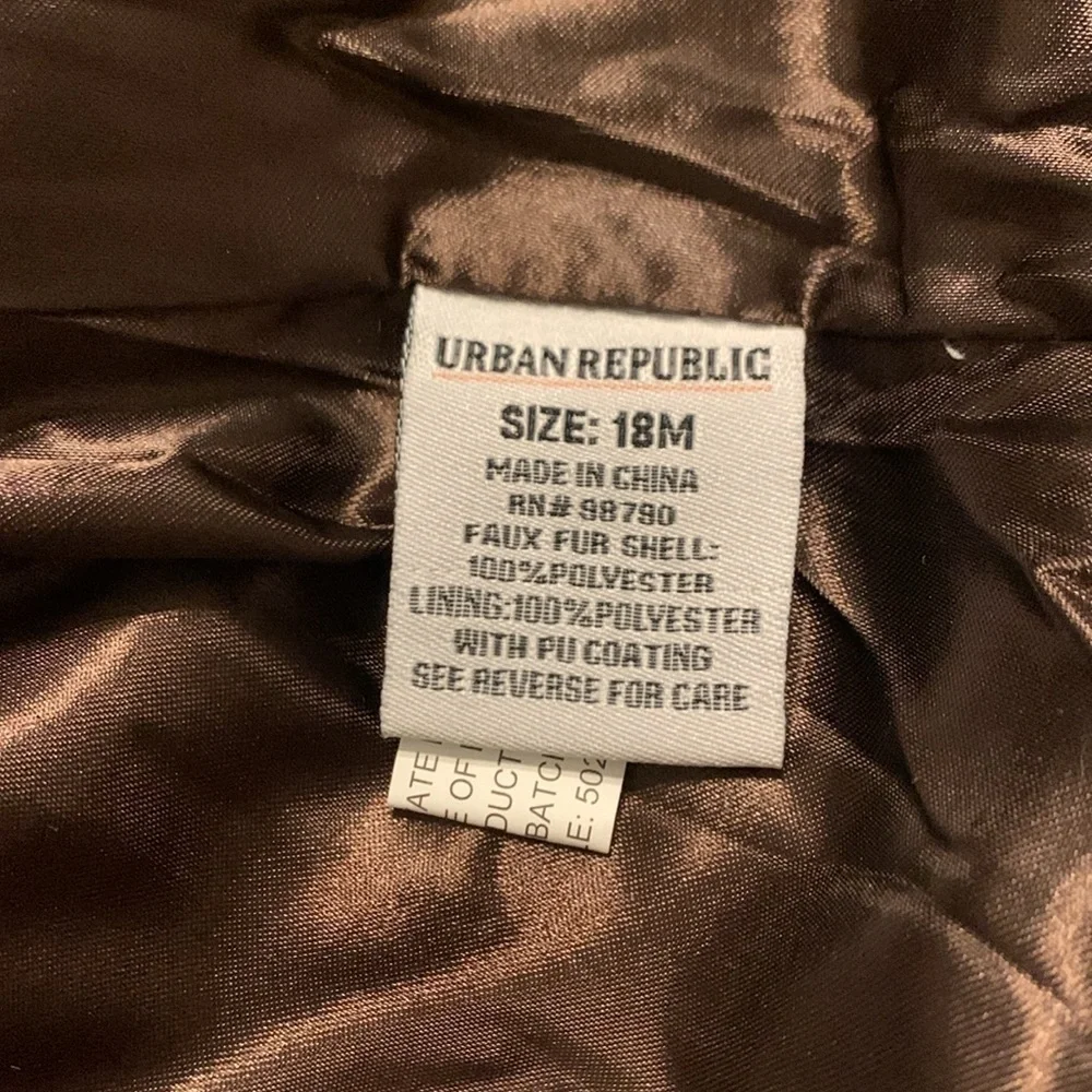 Urban Republic Faux Fur Hooded Coat